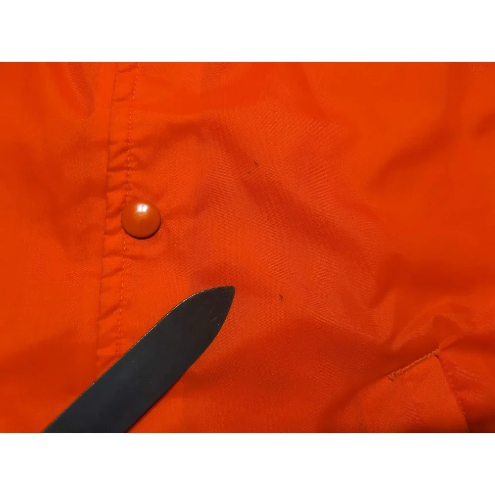 Vintage CHAMPION Running Man Florida Gators Coach Jacket 1960s 1970s Orange XL